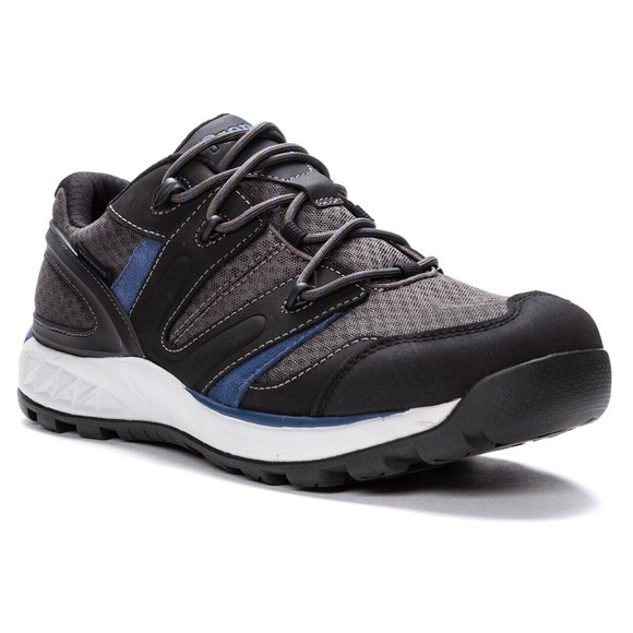 Propet Vercors Men Comfort Vibram Hiking Shoes Gray Blue US 11 / EU 44 Wide X 3E - Picture 1 of 6